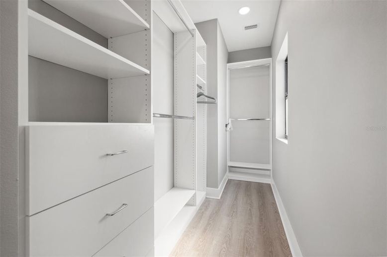 Interior, Recessed Lighting, Walk-in Closets, Wood Texture Flooring