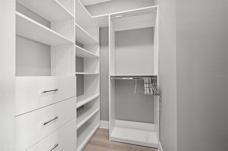 Interior, Walk-in Closets, Wood Texture Flooring