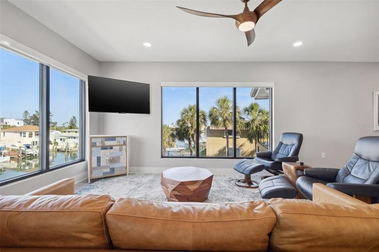Interior, Living room, Recessed Lighting
