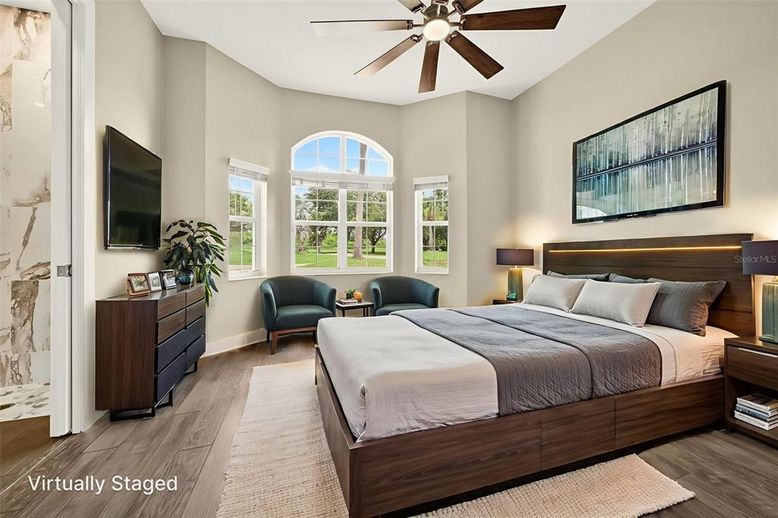 Bedroom, Interior, Wood Texture Flooring