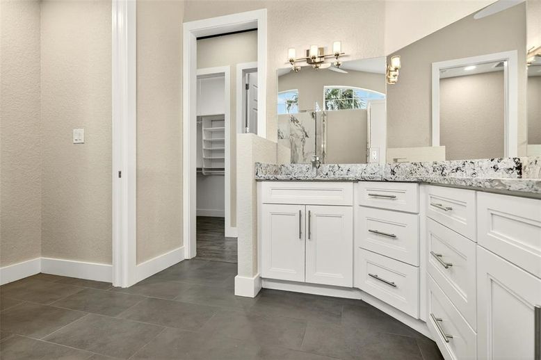 Bathroom, Dual Sink Vanities, Interior, Walk-in Closets