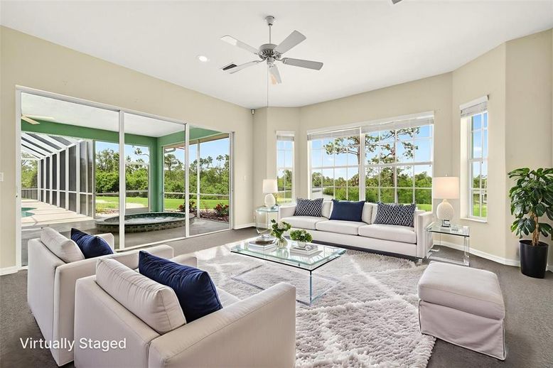 Interior, Living room, Recessed Lighting, Sun Room