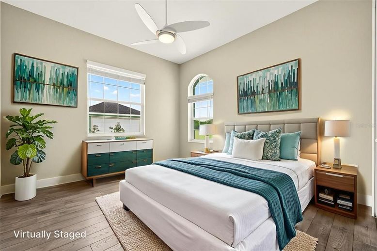 Bedroom, Interior, Wood Texture Flooring