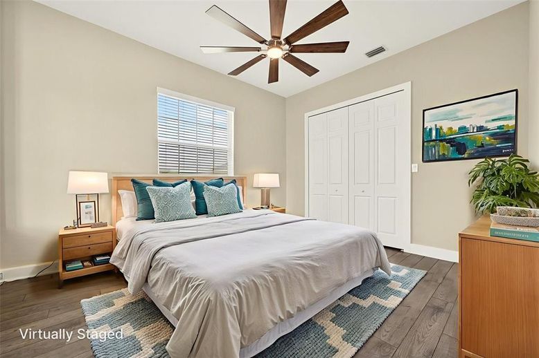Bedroom, Interior, Wood Texture Flooring