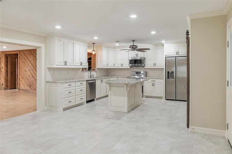 Interior, Kitchen, Recessed Lighting, Stainless Steel Appliances