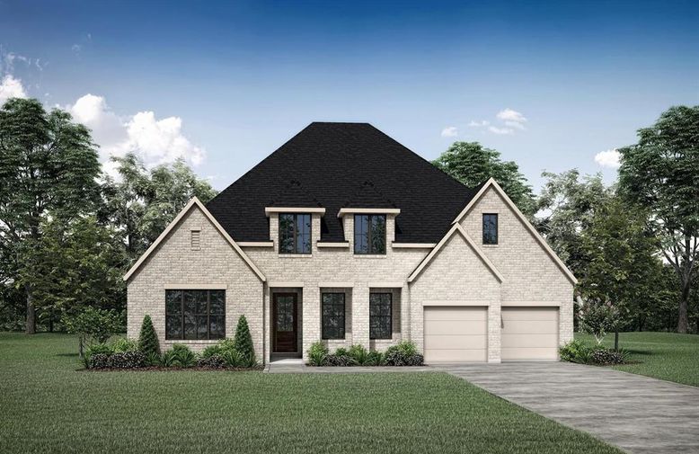 Attached, Exterior, Facade, Brick Facade, Brick Traditional