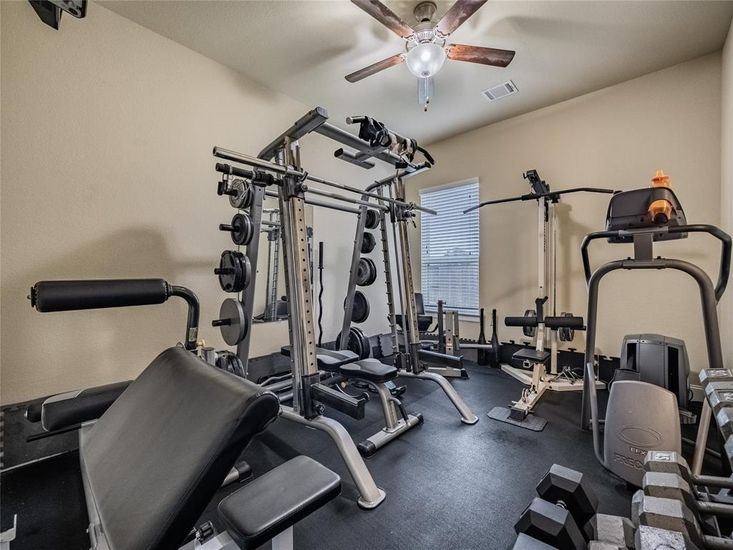 Fitness Equipment, Gym, Interior