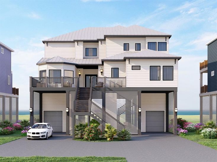 Attached, Exterior, Facade, Rowhouse