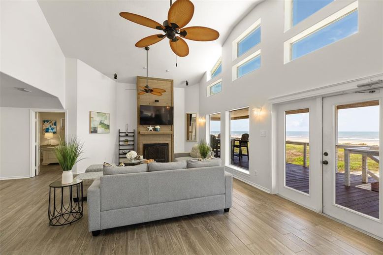 Fireplace, Interior, Living room, Water, Wood Texture Flooring