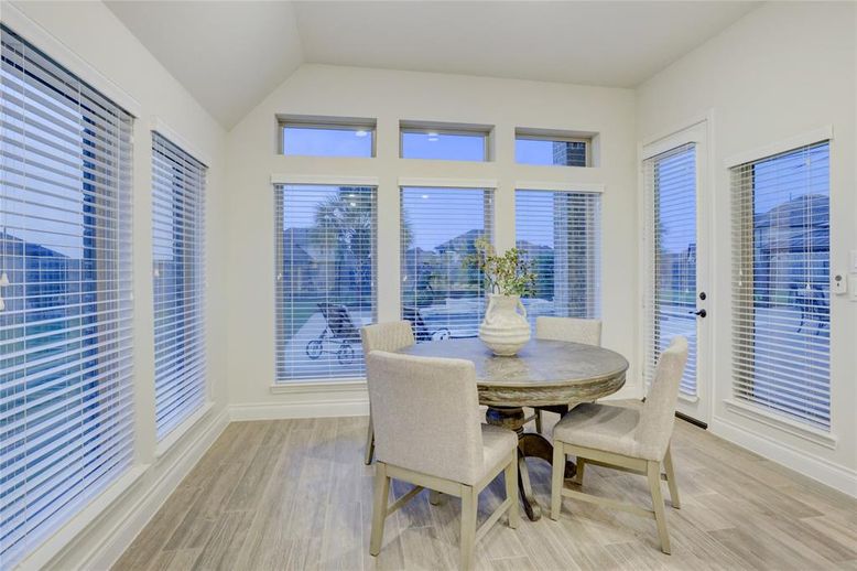 Dining room, Interior, Wood Texture Flooring