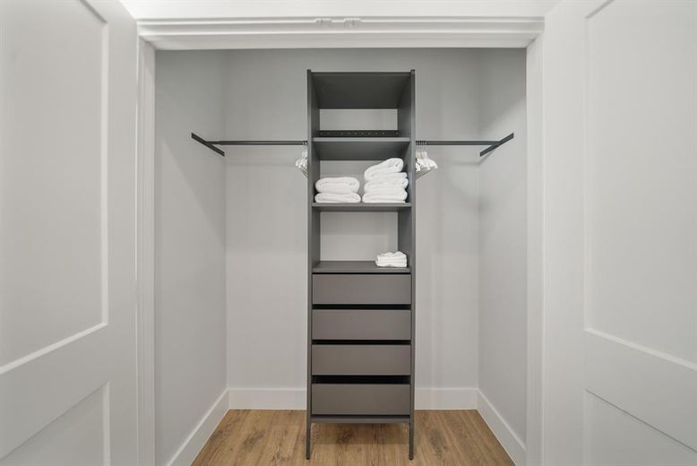 Interior, Walk-in Closets, Wood Texture Flooring
