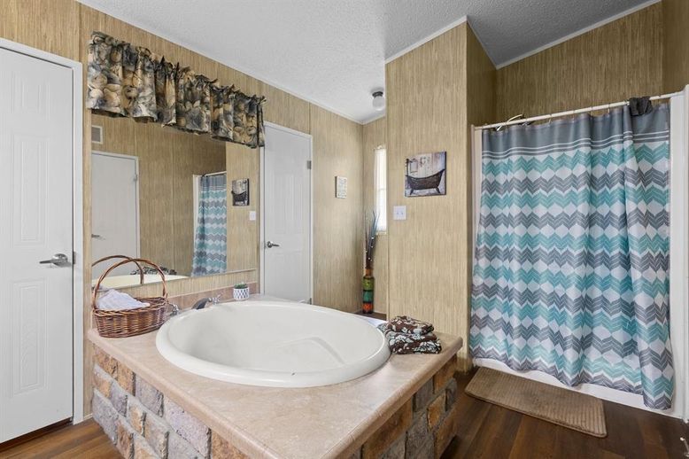 Bathroom, Interior, Wood Texture Flooring