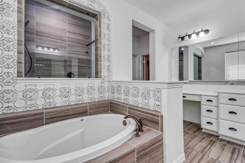 Bathroom, Interior, Wood Texture Flooring