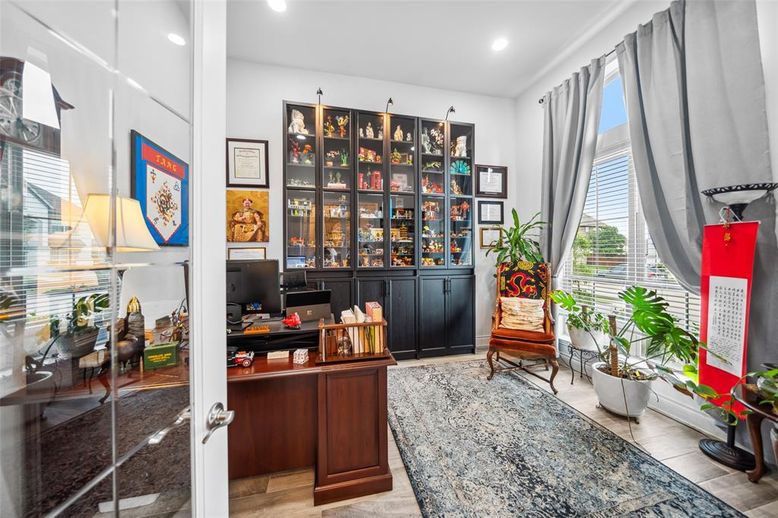 Home Office, Interior, Recessed Lighting