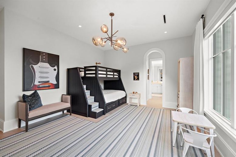 Bedroom, Interior, Pendant Lights, Recessed Lighting