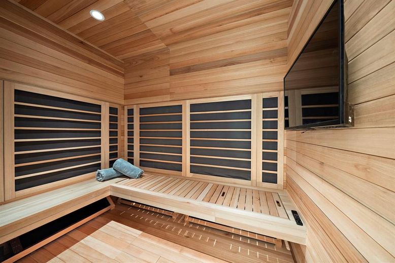 Interior, Recessed Lighting, Sauna Room