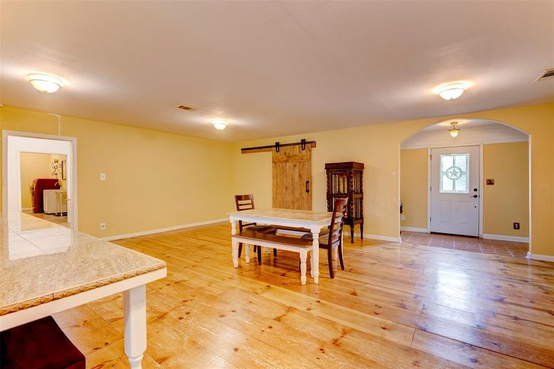 Dining room, Interior, Wood Texture Flooring
