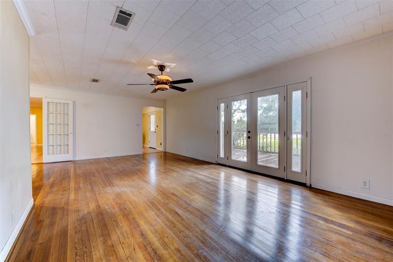 Empty room, Interior, Wood Texture Flooring