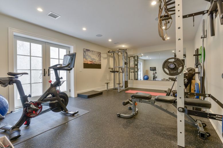 Fitness Equipment, Interior, Recessed Lighting