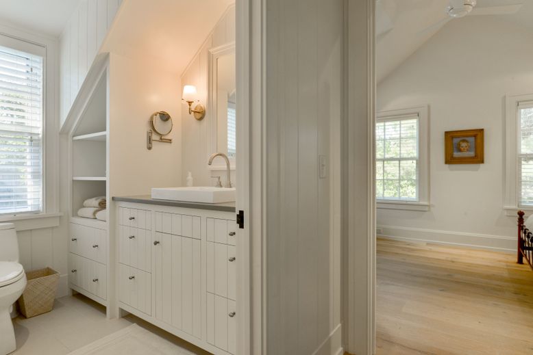 Bathroom, Interior, Wood Texture Flooring