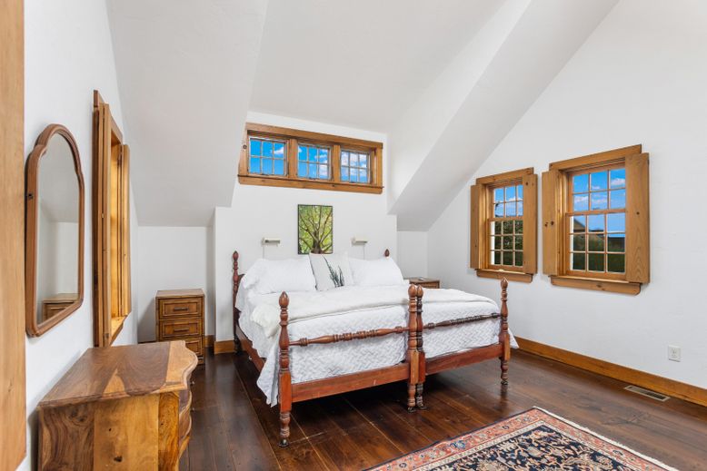 Bedroom, Interior, Wood Texture Flooring