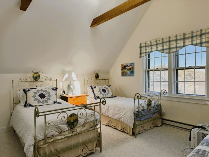 Bedroom, Interior, Wooden Beams
