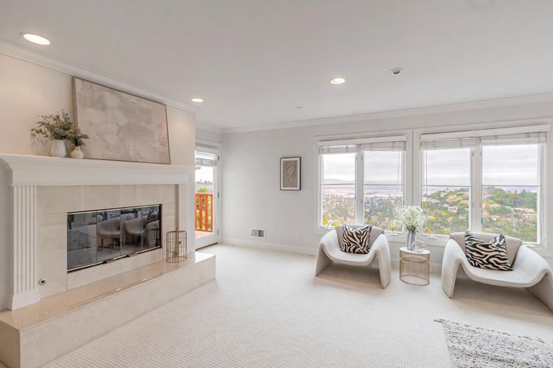 Fireplace, Interior, Living room, Recessed Lighting