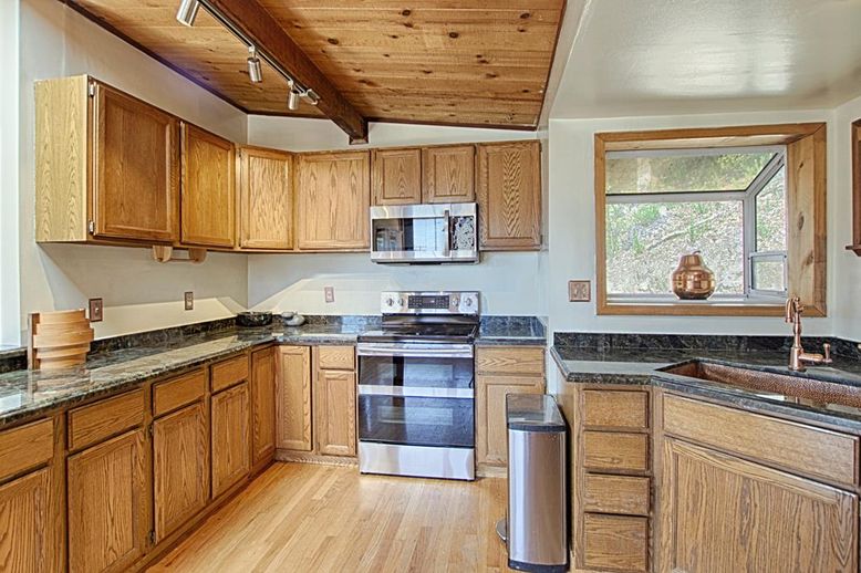 Interior, Kitchen, Wooden Ceilings, Wood Texture Flooring
