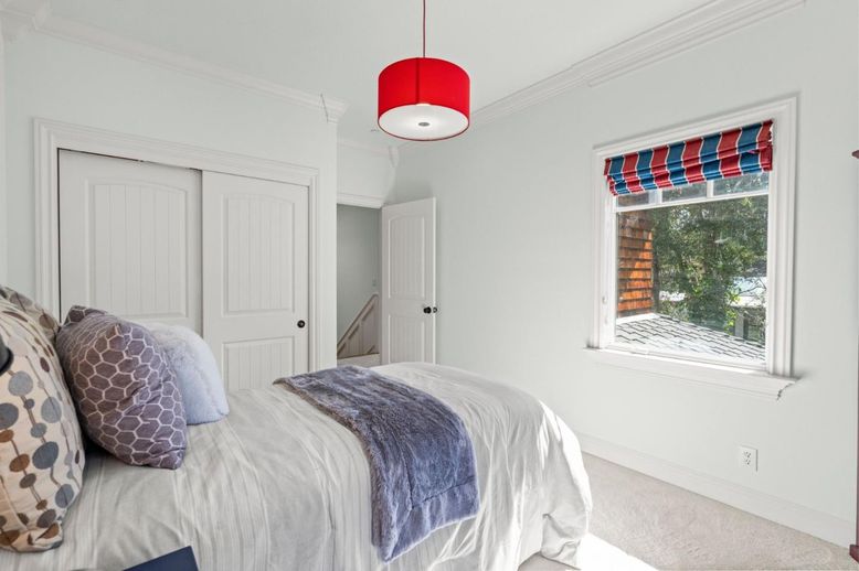 Bedroom, Interior, Pendant Lights