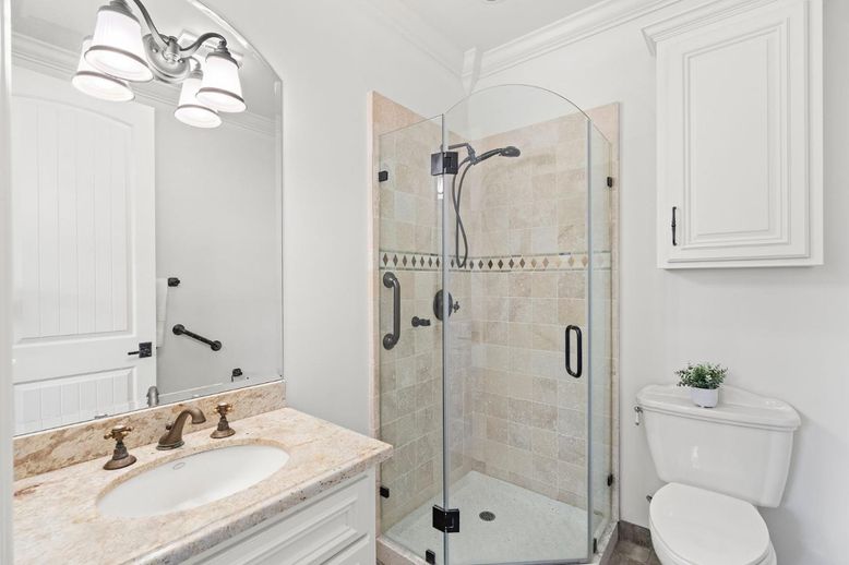 Bathroom, Glass Shower, Interior