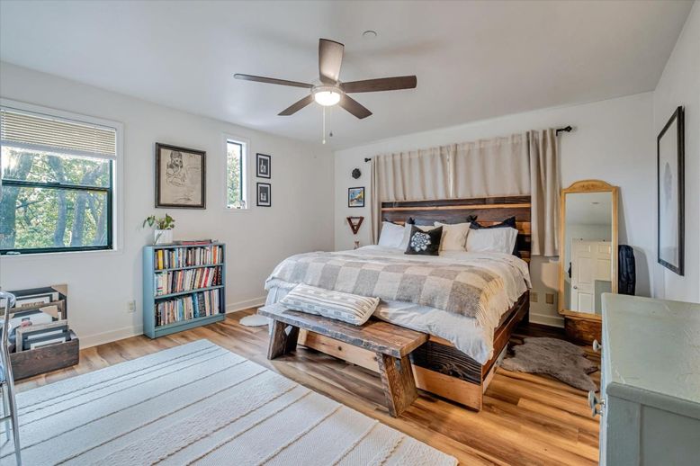 Bedroom, Interior, Wood Texture Flooring