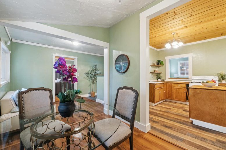 Dining room, Interior, Wooden Ceilings, Wood Texture Flooring