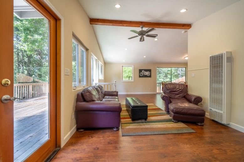 Interior, Recessed Lighting, Wooden Beams, Wood Texture Flooring