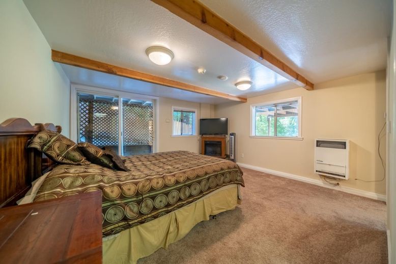 Bedroom, Interior, Wooden Beams