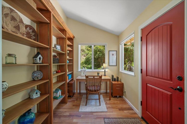 Home Office, Interior, Wood Texture Flooring
