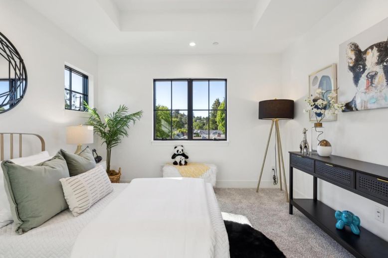 Bedroom, Interior, Recessed Lighting