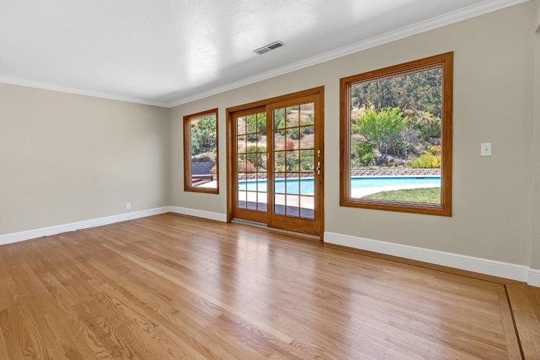 Empty room, Interior, Wood Texture Flooring