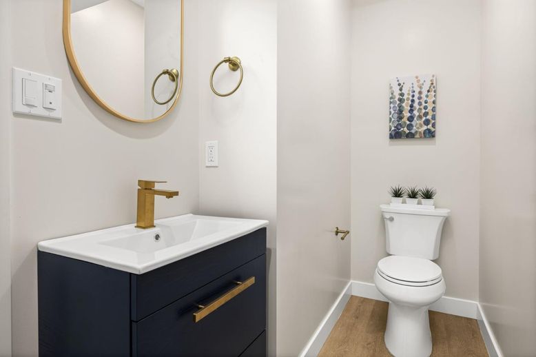 Bathroom, Interior, Wood Texture Flooring