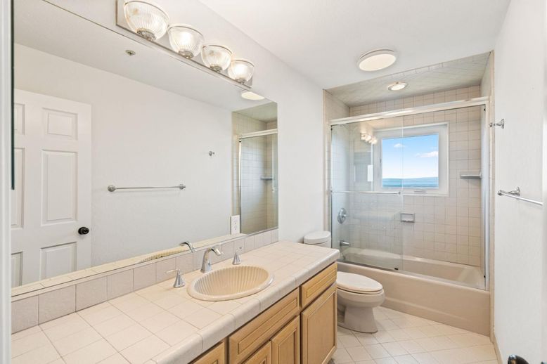 Bathroom, Glass Shower, Interior, Tile Countertops