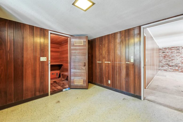 Empty room, Interior, Sauna Room