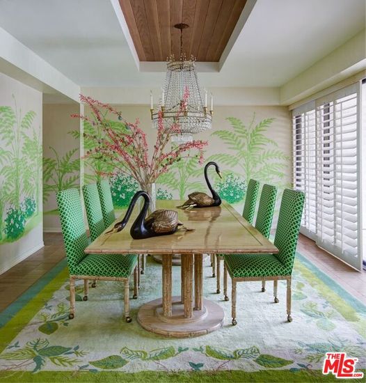 Chandelier, Dining room, Interior, Wooden Ceilings, Wood Texture Flooring