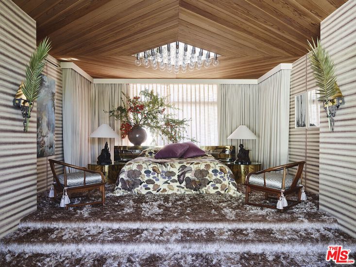 Bedroom, Interior, Wooden Ceilings