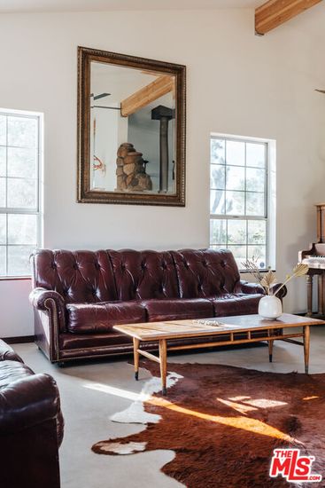 Interior, Living room, Wooden Beams