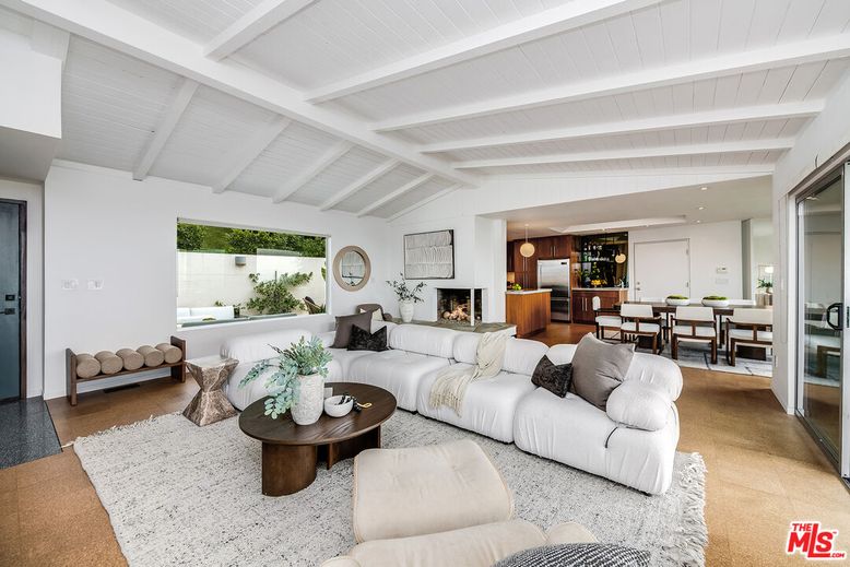 Dining room, Fireplace, Interior, Kitchen, Living room, Pendant Lights, Recessed Lighting