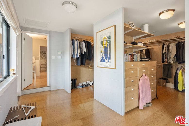 Interior, Walk-in Closets, Wood Texture Flooring