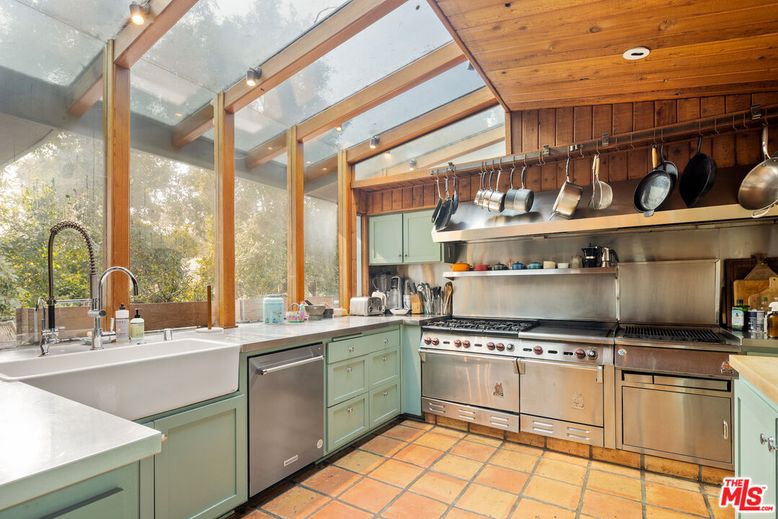 Interior, Kitchen, Stainless Steel Appliances, Wooden Ceilings
