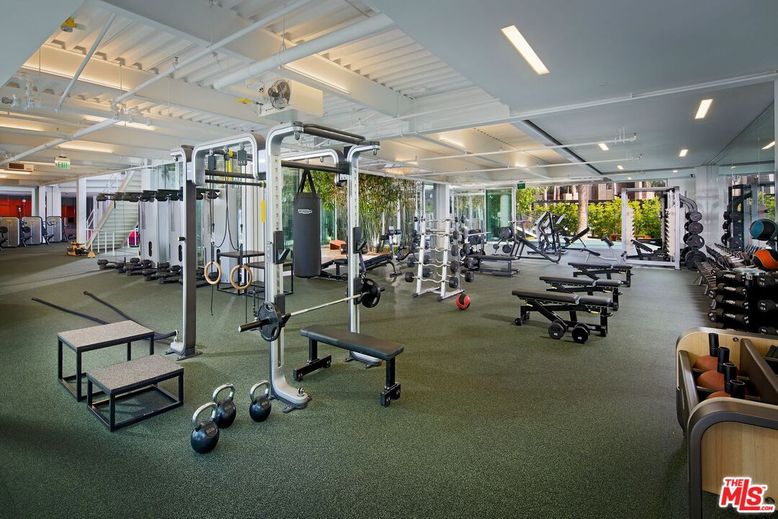 Fitness Equipment, Gym, Interior, Recessed Lighting