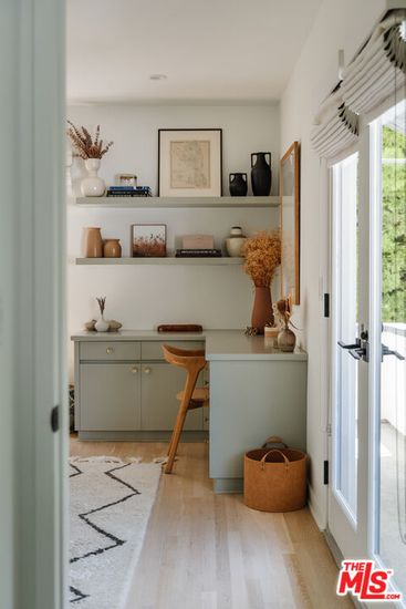 Home Office, Interior, Wood Texture Flooring