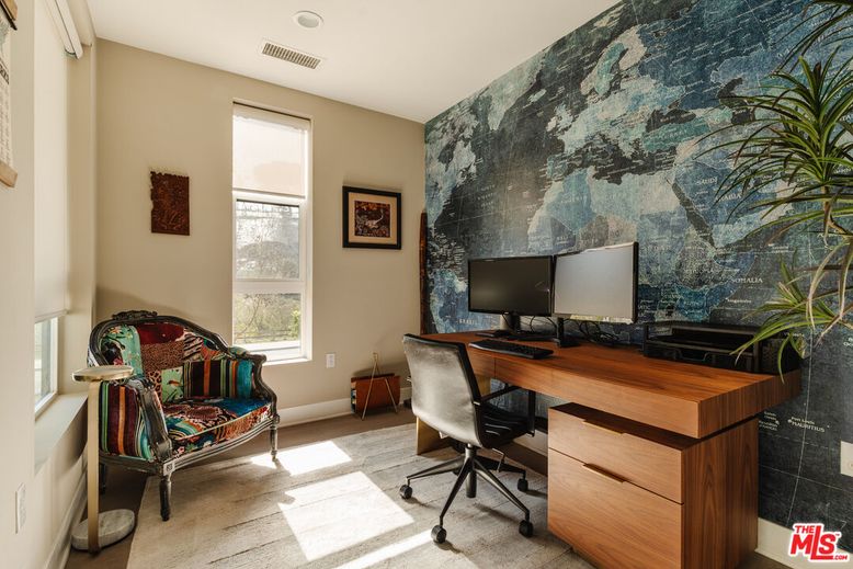 Home Office, Interior, Recessed Lighting
