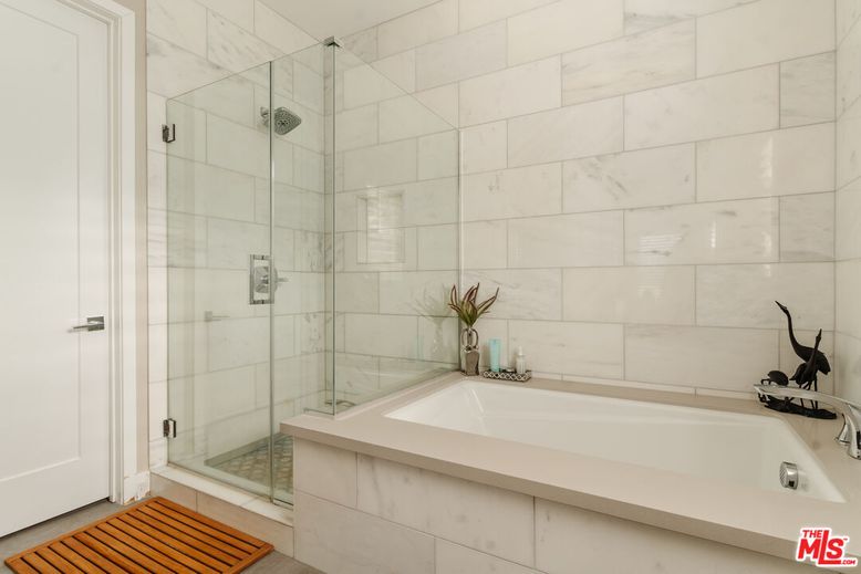 Bathroom, Glass Shower, Interior, Marble Walls